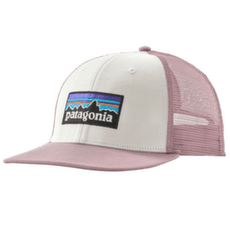 Šiltovka Patagonia P-6 Logo Trucker Hat White w/Quiet Violet
