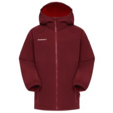 Bunda Mammut ULTIMATE COMFORT SO HOODED JACKET KIDS 3818 dark mammut red