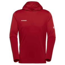 Tričko dlhý rukáv Mammut SELUN FL SUN HOODY MEN 3818 dark mammut red