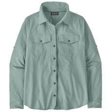 Košile dlouhý rukáv Patagonia Long-Sleeved Self Guided Sun Shirt Women Thermal Blue