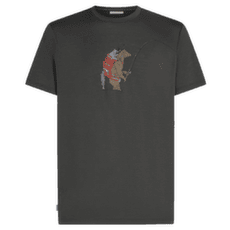 Tričko krátky rukáv Icebreaker Merino 150 Tech Lite SS Tee Bear Catch Men OBSIDIAN