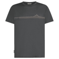 Tričko krátky rukáv Icebreaker Merino 150 Tech Lite SS Tee Range Stripes Men OBSIDIAN