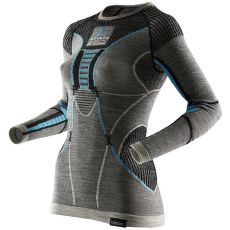Triko dlouhý rukáv X-Bionic Apani Merino Shirt Women Black/Grey/Turquoise