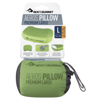 Vankúš Sea to Summit Aeros Premium Pillow Large Magenta