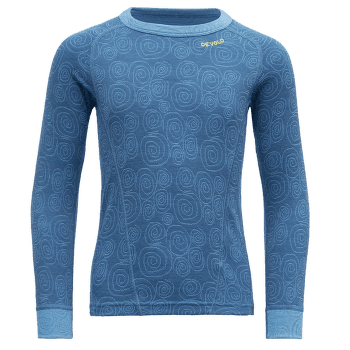 Triko dlouhý rukáv Devold Active Shirt Kid (233-285) 258A Blue