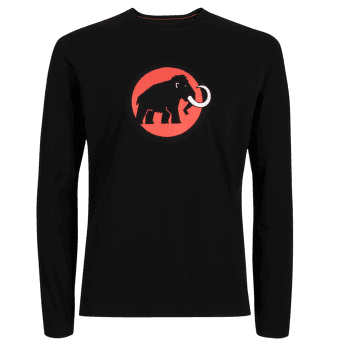 Tričko dlhý rukáv Mammut Mammut Logo Longsleeve Men (1016-00870) black 0001