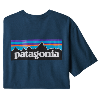 Tričko krátky rukáv Patagonia P-6 Logo Responsibili Tee Men Crater Blue