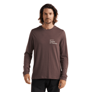 Tričko dlhý rukáv Icebreaker Tech Lite II LS Tee Power of Nature Men MINK