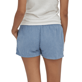 Island Hemp Baggies Shorts Women Cali Stripe: Sunfade Pink