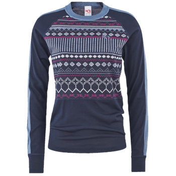 Triko dlouhý rukáv Kari Traa Tuva Longsleeve ROYAL