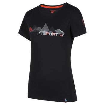 Triko krátký rukáv La Sportiva Peaks T-Shirt Women Black/Cherry Tomato