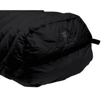 Spacák Grüezi bag Biopod DownWool Extreme Light 185 Black Edition Black