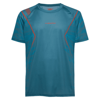 Tričko krátky rukáv La Sportiva PACER T-SHIRT Men Hurricane/Tropic Blue