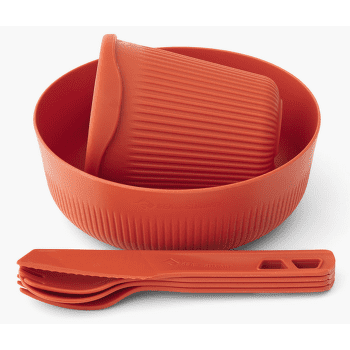 Set Sea to Summit Passage Dinnerware Set - [1P] [6 Piece] Spicy Orange