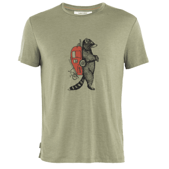 Tričko krátky rukáv Icebreaker Merino Core SS Tee Waschbar Wandering Men LICHEN