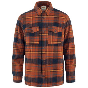 Košile dlouhý rukáv Fjällräven Övik Lite Padded Shirt Men Autumn Leaf-Dark Navy