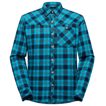 Košeľa dlhý rukáv La Sportiva RAMBLER FLANNEL SHIRT Men Deep Sea/Tropic Blue