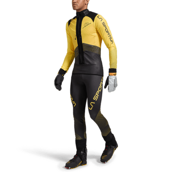 Nohavice La Sportiva STRATOS VI RACER PANT Men Black/Yellow