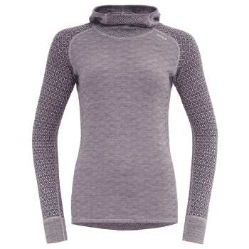 Tričko dlhý rukáv Devold Kvitegga Merino 230 Hoodie Women 167A ORCHID