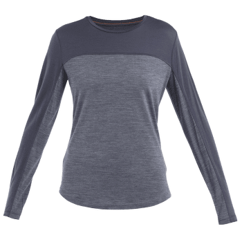 Tričko dlhý rukáv Icebreaker Merino 125 Cool-Lite™ Sphere LS Tee Colour Block Women GRAPHITE HTHR/GRAPHITE/CB