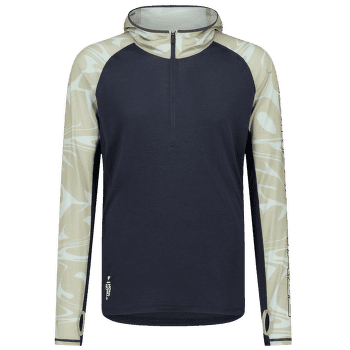 Mikina Mons Royale Temple Merino Air-Con Hood Men Signal Lost / 9 Iron