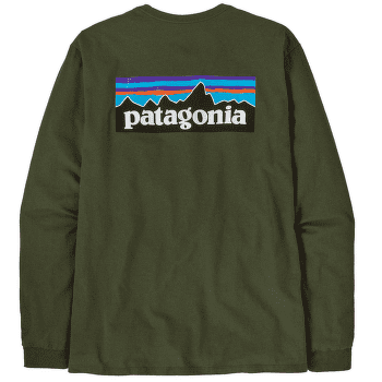 Tričko dlhý rukáv Patagonia Long-Sleeved P-6 Logo Responsibili-Tee Men Torrey Pine Green