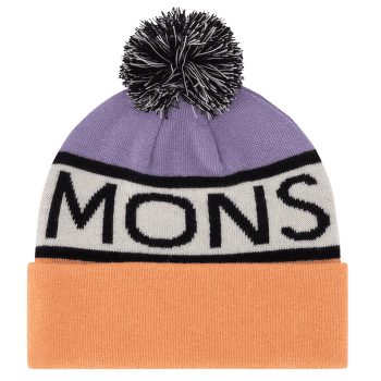 Čiapka Mons Royale McCloud Pom Pom Merino Beanie Lupin / Punch / White