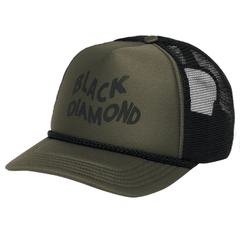 Šiltovka Black Diamond Flat Bill Trucker Hat Tundra-Blk Wavy Black Diamond