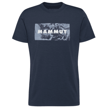 Tričko krátky rukáv Mammut Trovat T-Shirt Men Logo marine 5118