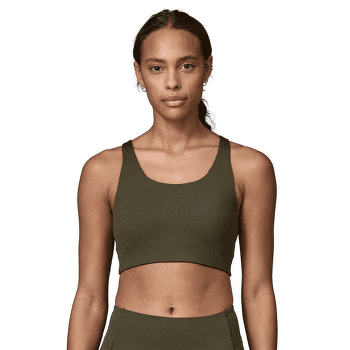 Podprsenka Patagonia Shadowlite High-Impact Adjustable Bra Wild Botanist: Wetland Blue