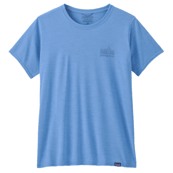 Tričko krátky rukáv Patagonia Cap Cool Daily Graphic Shirt Women Strataspire: Abundant Blue X-Dye