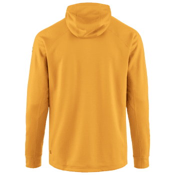 Mikina Fjällräven Abisko Grid Fleece Hoodie Men Mustard Yellow