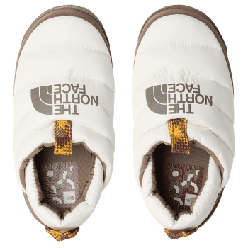 Boty The North Face Nuptse Mule Women EI6 WHITE DUNE/MOCHA BROWN