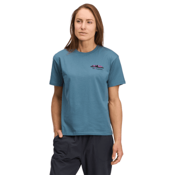 Triko krátký rukáv Black Diamond Mountainscape SS Tee Women Creek Blue