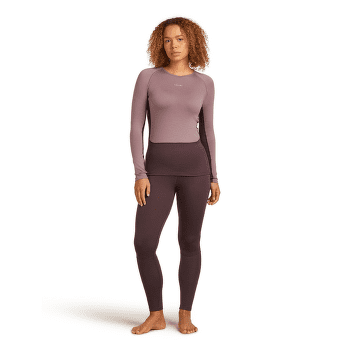 Triko dlouhý rukáv Icebreaker Merino 260 ZoneKnit™ LS Crewe Women JAVA/SUMMIT/CB