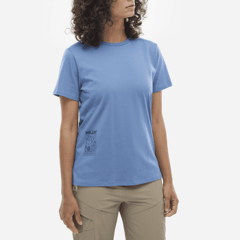 Triko krátký rukáv Millet CHAMONIX FLOWER T-SHIRT SS WOMEN CORONET BLUE