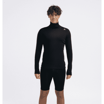 Tričko dlhý rukáv Aclima WarmWool Roll Neck Men Jet Black