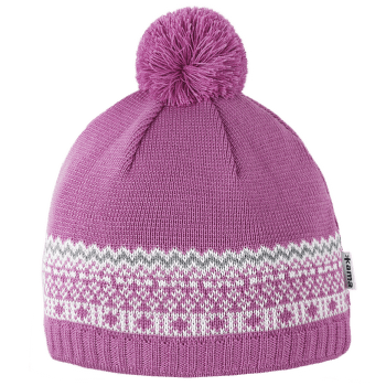 Čiapka Kama KIDS KNITTED MERINO BEANIE KAMA B106 light pink