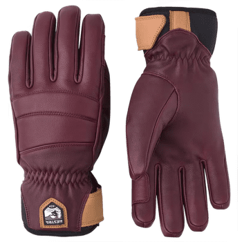 Rukavice Hestra Fall Line - 5 finger Women Bordeaux