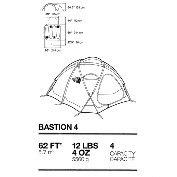 Stan The North Face BASTION 4 SUMMIT GOLD/ASPHALT GREY