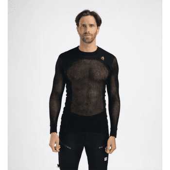 Triko dlouhý rukáv Aclima WoolNet Crew Neck Men Jet Black
