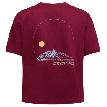 Tričko krátky rukáv La Sportiva TRILOGY CROP T-SHIRT Women Redwood/Limestone