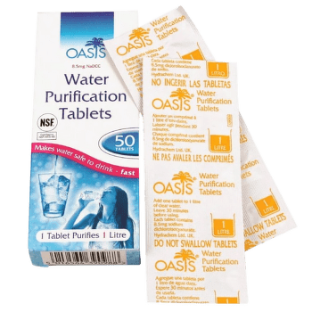 Dezinfekce Yate OASIS Water purification tablets