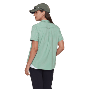 Košeľa krátky rukáv Mammut AADA SHIRT WOMEN alpine calamint-mammut red