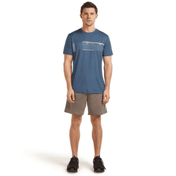 Tričko krátky rukáv Icebreaker Merino 150 Tech Lite SS Tee Elevation Line Men PORCINI