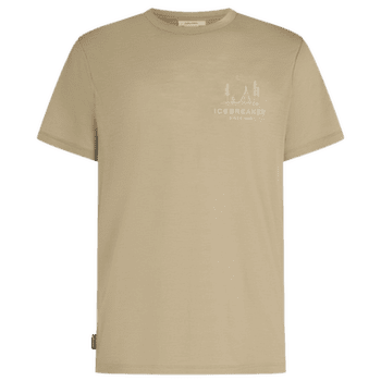 Triko krátký rukáv Icebreaker Merino 150 Tech Lite SS Tee IB Wordmark Men FLAGSTONE