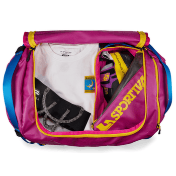 Taška La Sportiva Nomad 40 Duffel Bag Fucsia/Giallo