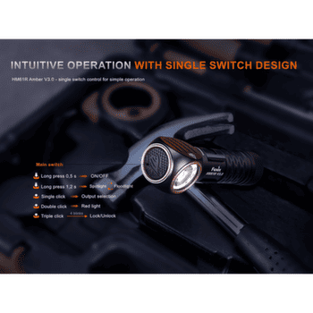 Čelovka Fenix HM61R Amber V3.0