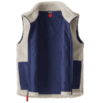 Vesta Patagonia Retro-X Vest Kids Natural w/Classic Navy