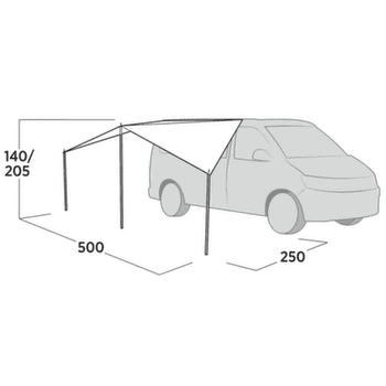 Přístřešek EasyCamp Lom Tri Canopy